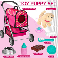 Fash N Kolor Puppy Doll Stroller detachable carrier for versatile setup
