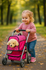 Fash N Kolor Puppy Doll Stroller head-nod interaction inspires responsive storytelling