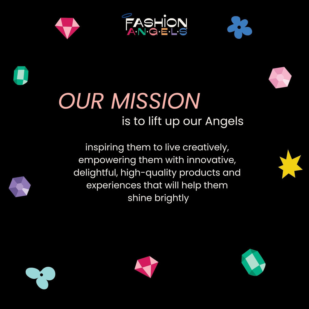 Fashion Angels 40-sheet sticker book pages, colorful planners and journals.