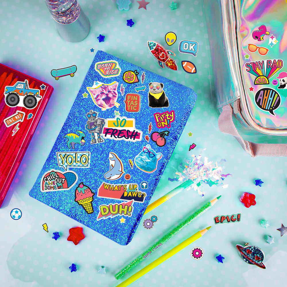 Fashion Angels doodle-characters stickers encourage expressive storytelling in crafts.