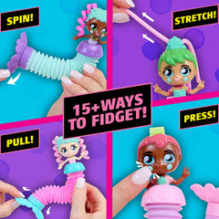 Fashion Fidgets Mermaids pop-tube tail for tactile fidgeting and stretch play
