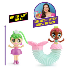 Mermaid tail fin spinner detaches for extra tactile play