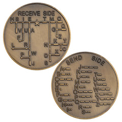 Fasmesk Morse Code Coin limited edition, highlighting rarity for collectors