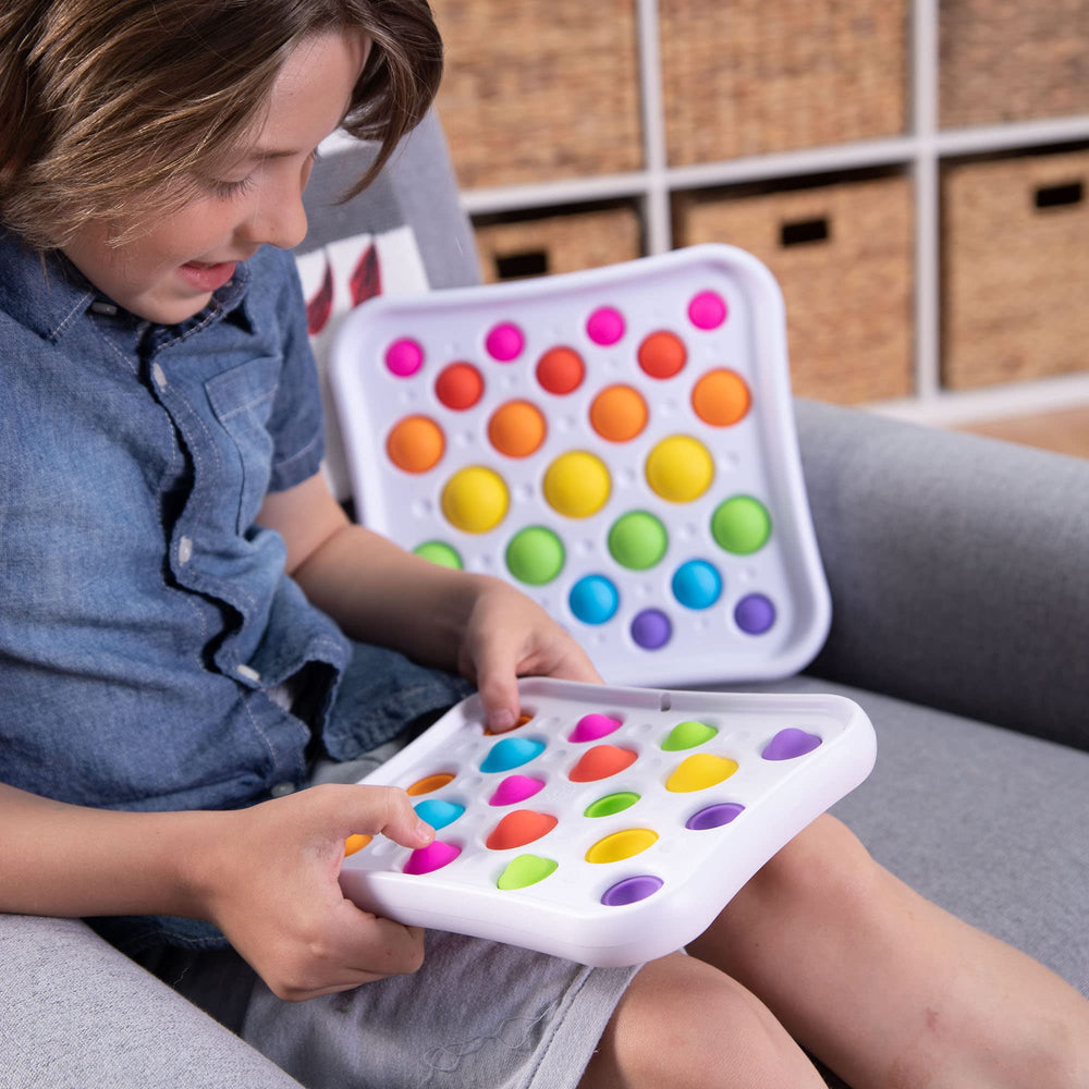 Fat Brain Dimpl Pops gift-ready packaging for birthdays or holidays.