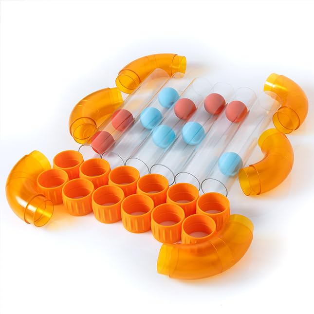 Fat Brain Toys Air Toobz expansion 12-inch tubes for bigger airflow builds.