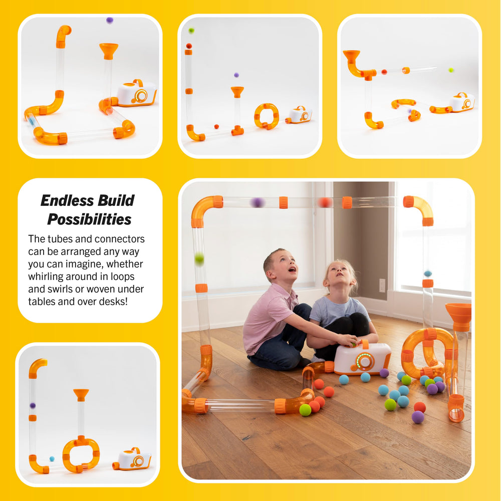Fat Brain Toys Air Toobz safe design supports family play.