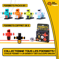 Foosbots On The Go foam ball for fast, responsive kicks
