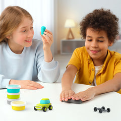 Hey Clay Eco Cars car designs inspire imaginative play and hands-on sculpture learning