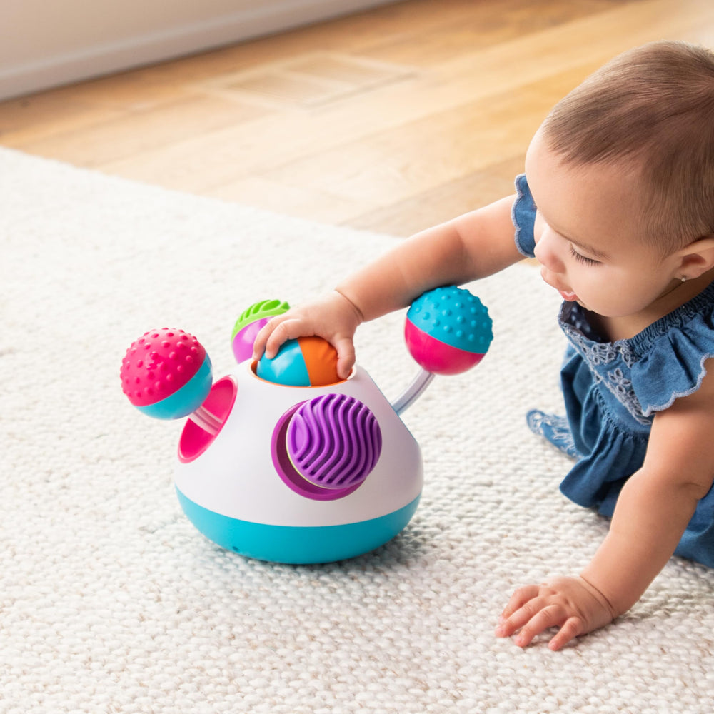 Fat Brain Toys Klickity tactile patterns encourage exploration of touch and texture.