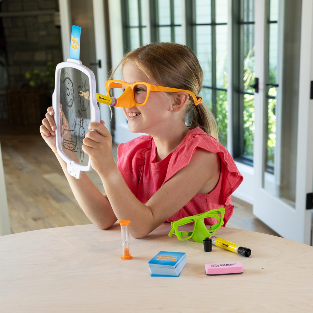 Fat Brain Toys Pencil Nose teens and adults, quick thinking and laughter.