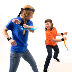 Players in action during Ribbon Ninja Game grab and dodge