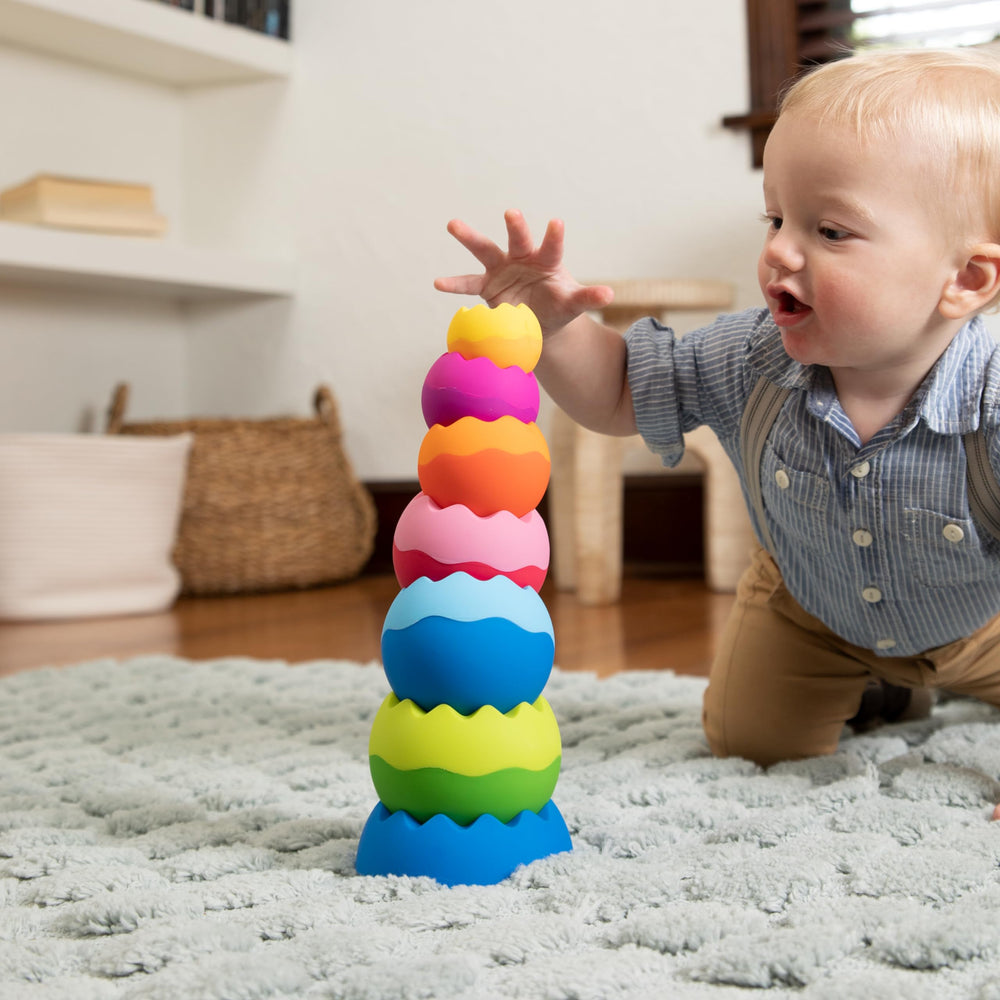 Fat Brain Toys Tobbles Neo balanced spheres promote balance and coordination