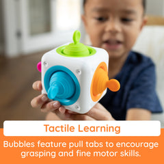 Fat Brain Toys Tugl Cube silent-use design for quiet play