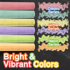 Fat Zebra Designs bulk chalk set in sturdy bucket for convenient storage.