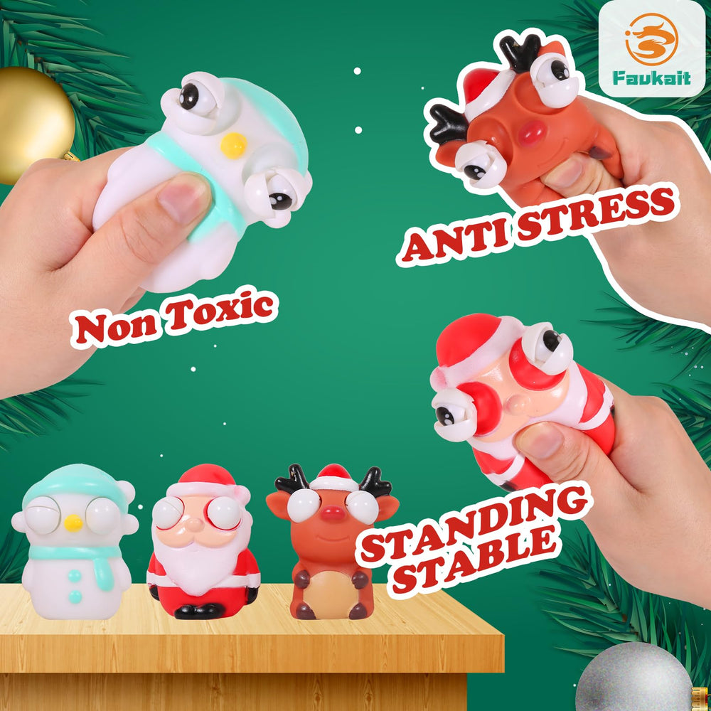 FauKait Elk squeeze bubble toy, seasonal charm for imaginative play
