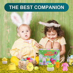 FauKait Easter-themed squishies are ready for gift giving and celebrations.