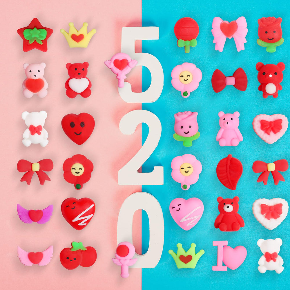Faukait squishies heart shapes for Valentine’s gifting and goody bags.