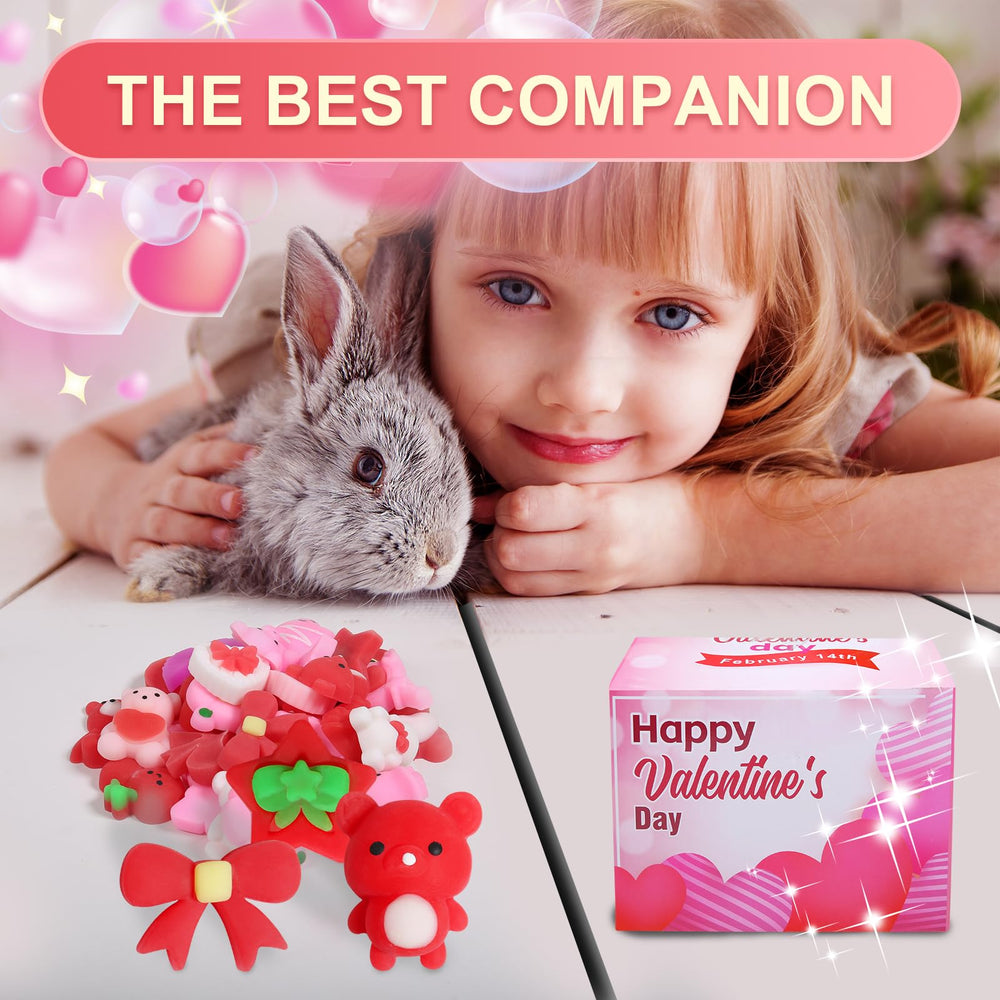 Faukait squishies heart-and-star shapes for festive gift-giving.
