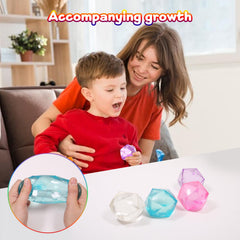 FauKait stress cube in pocket for quick, discreet relief.