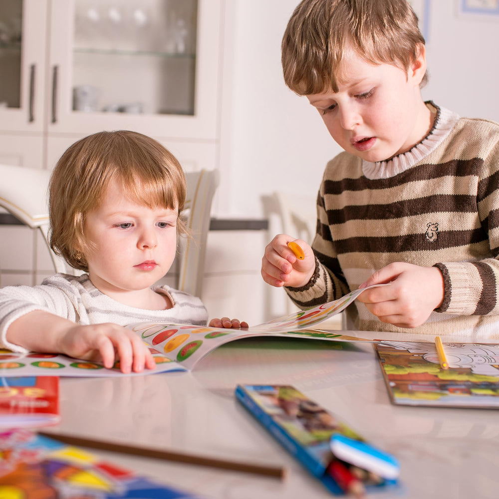 FAVORGEAR Puffy Sticker Book supports fine motor skills through hands-on play.