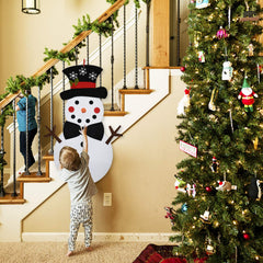 Fayoo 3.5mm felt fabric snowman is sturdy and safe for kids.