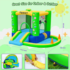 FBSPORT ring toss rounds out the multi-activity play space.