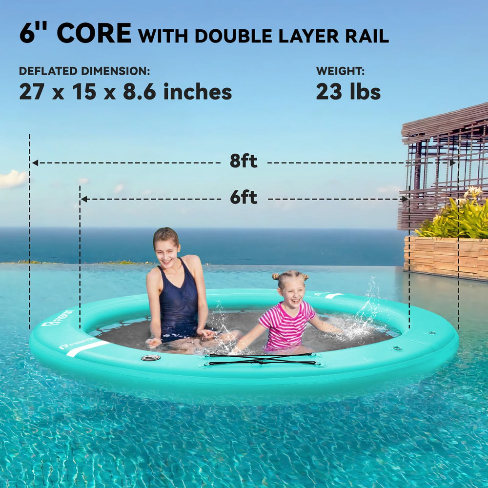 FBSPORT round mesh pool design with non-slip surface for safe play