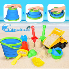 Fegalop dumper truck sand toy enhances imaginative construction play