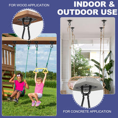 Feanron hammock hooks hardware included with screws and expansion tubes.
