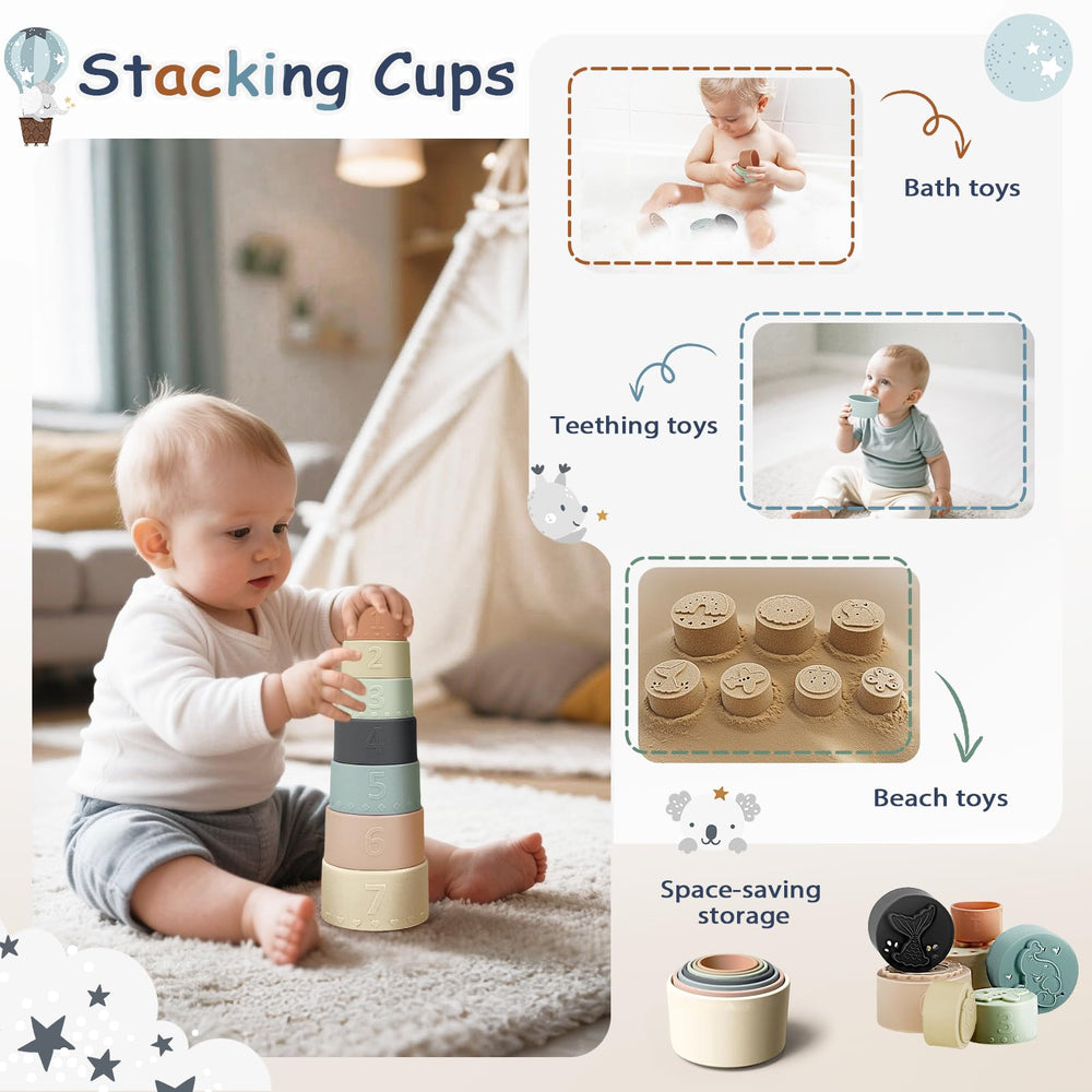 FEBALHS pull string play toy boosts hand-eye coordination during travel