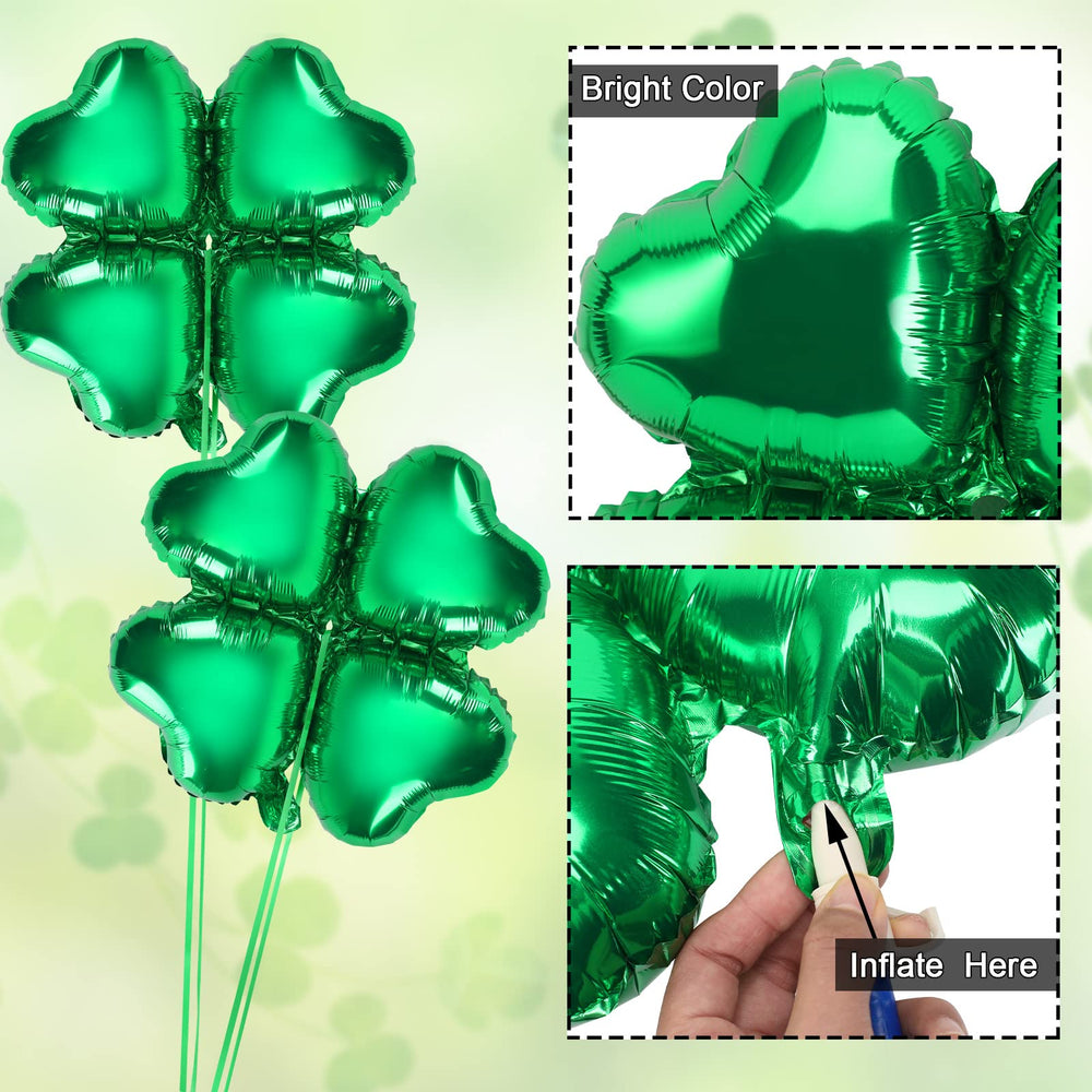FEBSNOW green ribbons accompany balloons for easy hanging