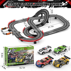 Fedonak easy-assembly track system highlights magnetic alignment for quick setup.