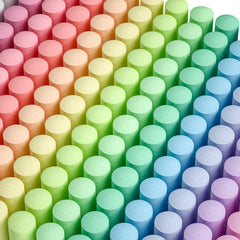 Feela sidewalk chalk 168-pack with 14 colors for bright outdoor art projects.