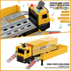 FEIDAMA storage spaces offer organized parking for die-cast cars.
