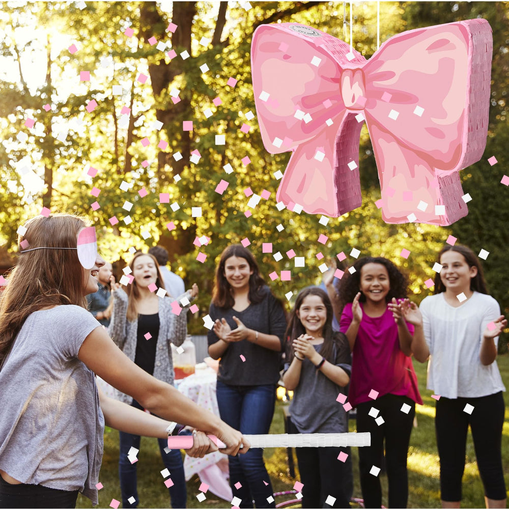 Feifeiya Coquette pink confetti bag enhances surprise moments and prizes.