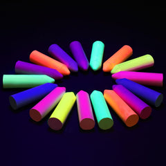 Feifeiya glow chalk under UV for vibrant outdoor drawings