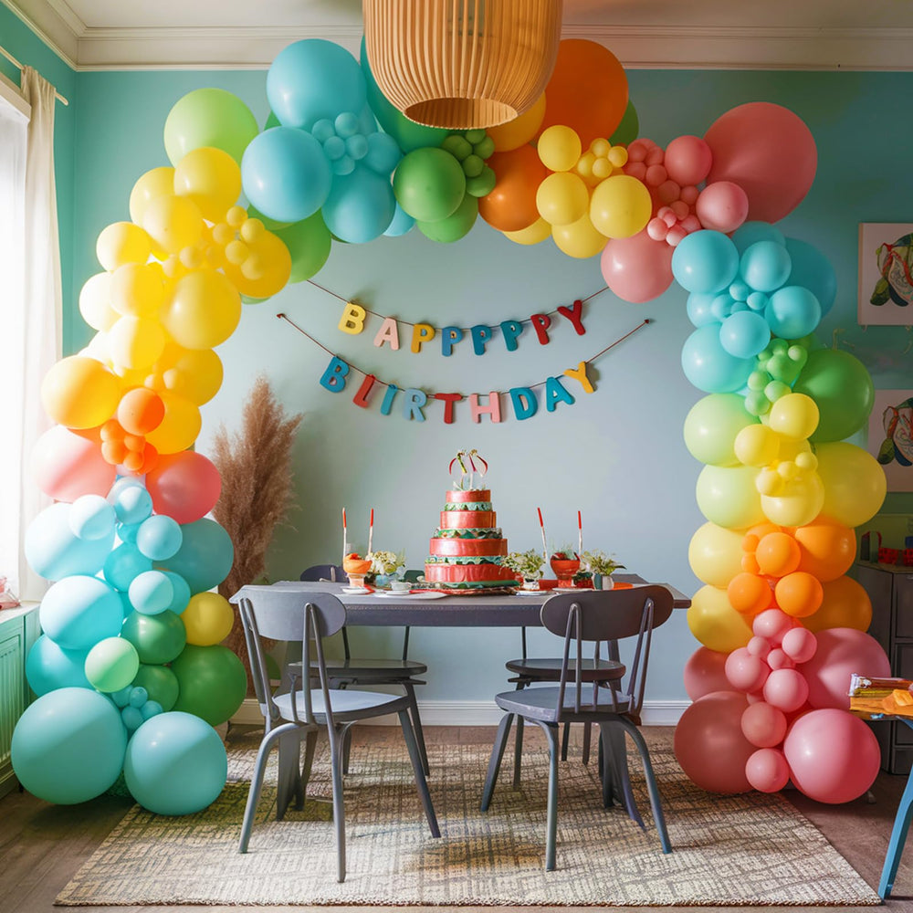 FEYG Pool party decor balloons: versatile colors for tropical-themed celebrations