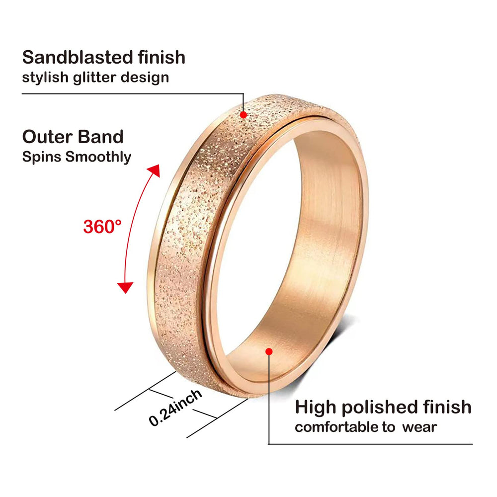 Fekang Anxiety Rings 4pc lifestyle shot suitable for study or commute