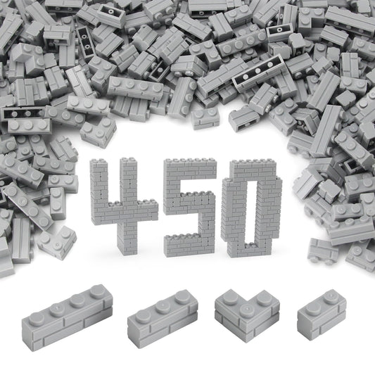 Feleph Masonry Bricks Set gray packaging ready for creative building play