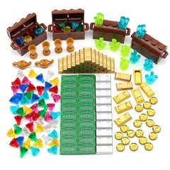 FELEPH teapots treasure set for imaginative play and collector pretend adventures.