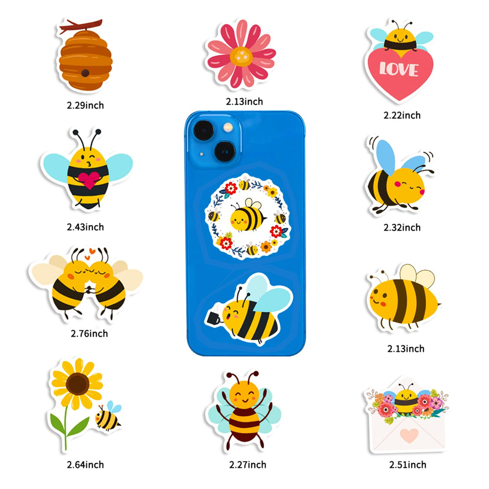 FengHiLe bee stickers on luggage help quickly identify bags with charm.