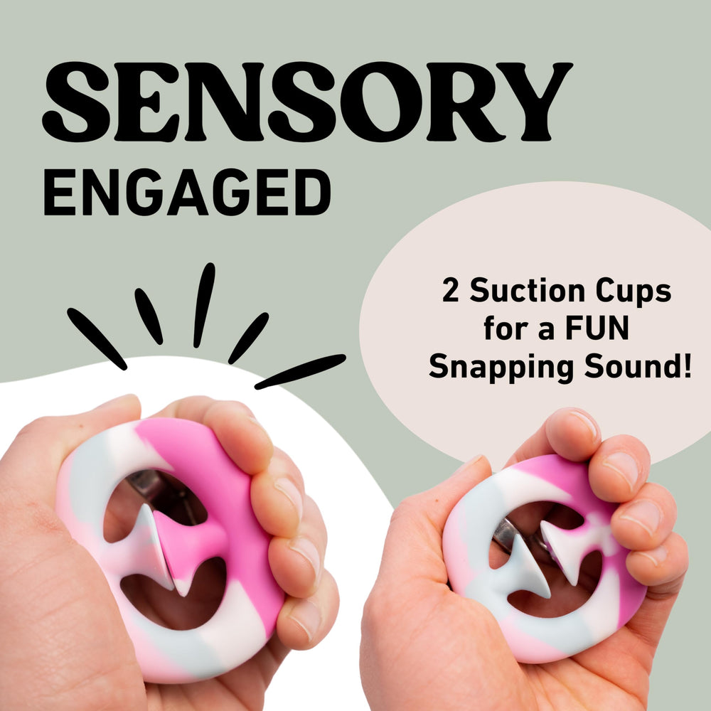 Fenrici Holiday Fidget Rainbow close-up showing vivid colors for tactile play and focus.