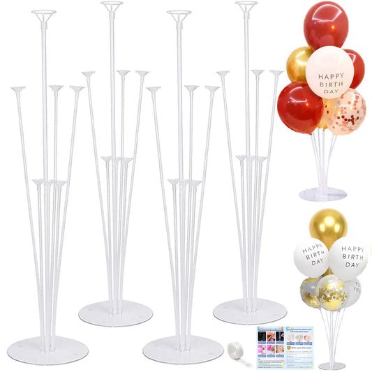 Fenxyo balloon stand kit assembly demonstrates a stable table centerpiece setup