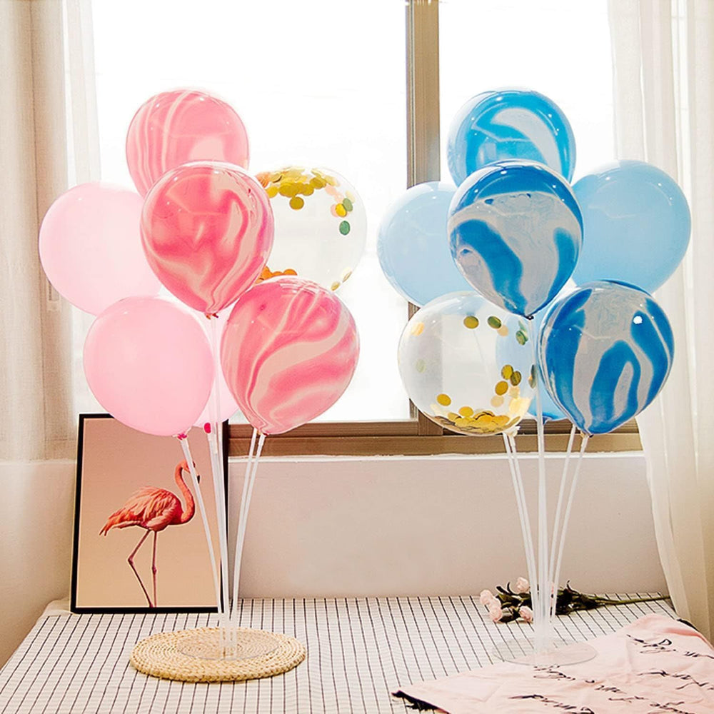 Fenxyo balloon stand poles 7.9 inches long for layered arrangements