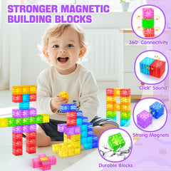 Feoxialy Magnetic Blocks storage bag keeps playtime tidy and portable.