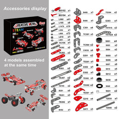 Ferthor Fun clear step-by-step instructions guide young builders through each model.