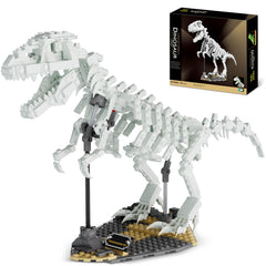 FERURE Dinosaur Fossils Building Set glow figure for desk display.