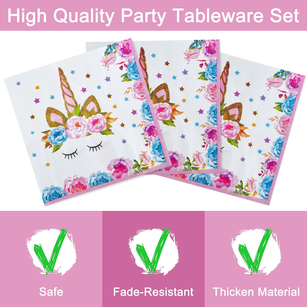 Fesciory horned horse forks for kid‑friendly dining and snacks