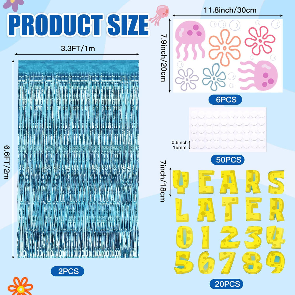 FestiVex adjustable number cards for a playful years later milestone display