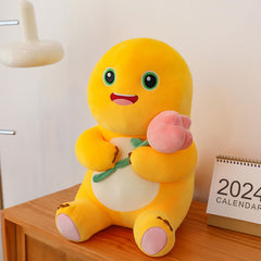Fesuphy decorative flower dino pillow adds whimsy to any space